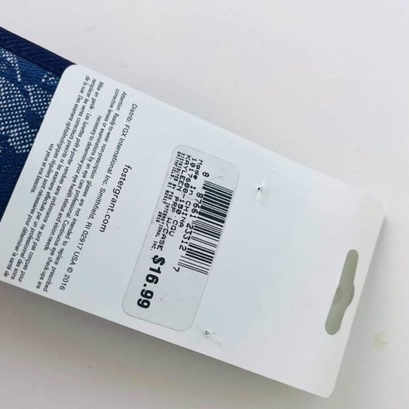 RG0057 Foster Grant Ready To Wear Purple Kayleen Reading Glasses (+1.50) w/ Case - Picture 5 of 7